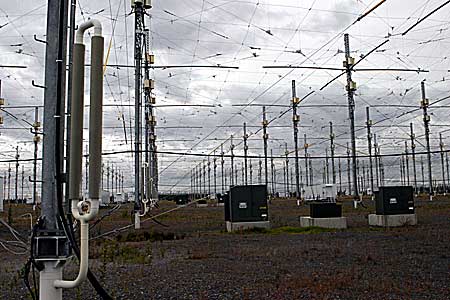 HAARP КВ-антенное поле. Первое посещение российскими радиолюбителями