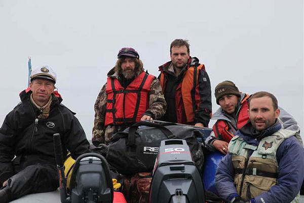 Команда экспедиции к острову Ионы-2010