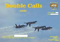 Внешний вид диплома DOUBLE CALLS (ДВОЙНЫЕ ПОЗЫВНЫЕ)