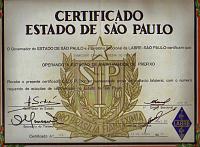 Внешний вид диплома CESP (CERTIFICADO ESTADO de SAO PAULO)