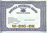 Внешний вид диплома W-DIG-OK (WORKED OK DIG MEMBERS AWARD)