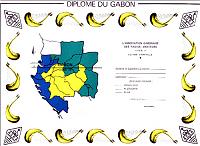 Внешний вид диплома DIPLOME DU GABON