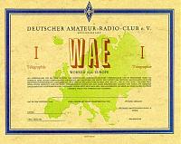 Внешний вид диплома WAE (WORKED ALL EUROPE)