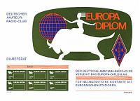Внешний вид диплома EUROPA (EUROPE DIPLOMA)