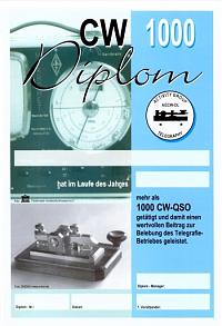 Внешний вид диплома CW-1000 (CW 1000 DIPLOM)