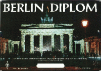 Внешний вид диплома BERLIN DIPLOM