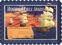 Внешний вид диплома MARITIME MOBILE AWARD