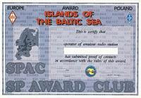 Внешний вид диплома ISLANDS OF THE BALTIC SEA