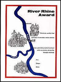 Внешний вид диплома RIVER RHINE AWARD