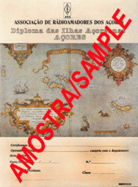Внешний вид диплома DDIA (DIPLOMA DAS ILHAS AZOREANAS) (AZOREAN ISLANDS DIPLOMA)