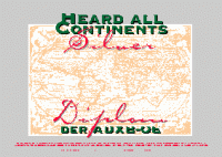 Внешний вид диплома AGDX VHF AWARD (SWL AWARD)