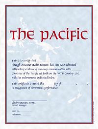 Внешний вид диплома TP (THE PACIFIC)