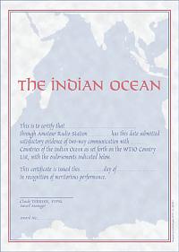 Внешний вид диплома IO (THE INDIAN OCEAN)