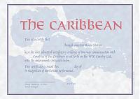 Внешний вид диплома TC (THE CARIBBEAN)