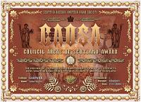 Внешний вид диплома CAOSA (COUNCIL AREAS OF SCOTLAND AWARD)