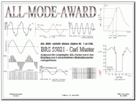 Внешний вид диплома ALL MODE AWARD