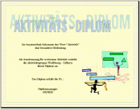 Фотография диплома AWG ACTIVITY AWARD