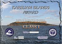 Внешний вид диплома KARELIAN ISLAND'S AWARD