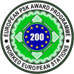 Внешний вид диплома Значок EUPSK-200 BADGE