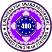 Внешний вид диплома Значок EUPSK-400 BADGE