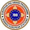 Внешний вид диплома Значок EUPSK-700 BADGE