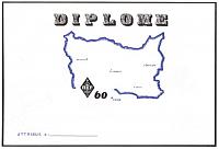 Внешний вид диплома DIPLOME DU DEPARTMENT DE L'OISE