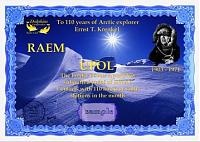 Внешний вид диплома Диплом «RAEM-UPOL»