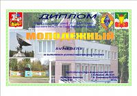 Внешний вид диплома Молодежный