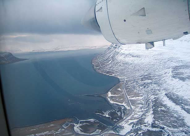 Исландия с самолета