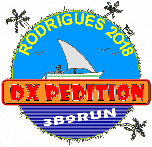 3B9RUN DX Экспедиция на остров Родригес Баннер.