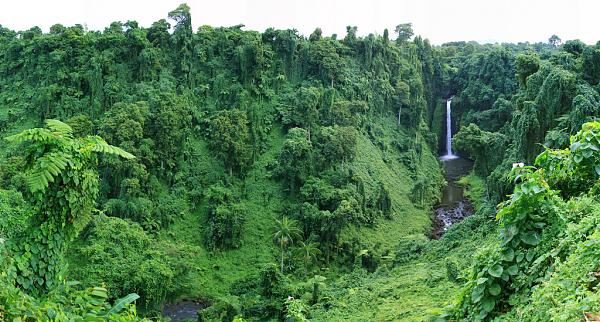 5W0LR Водопад Сопоага, Самоа.