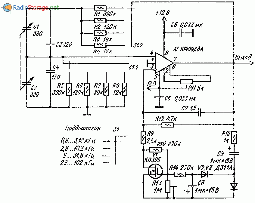 Несложный транзисторный LC-генератор звуковой частоты (ЗЧ)