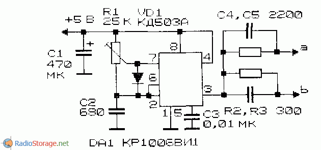 Схема задающего генератора для ИПН