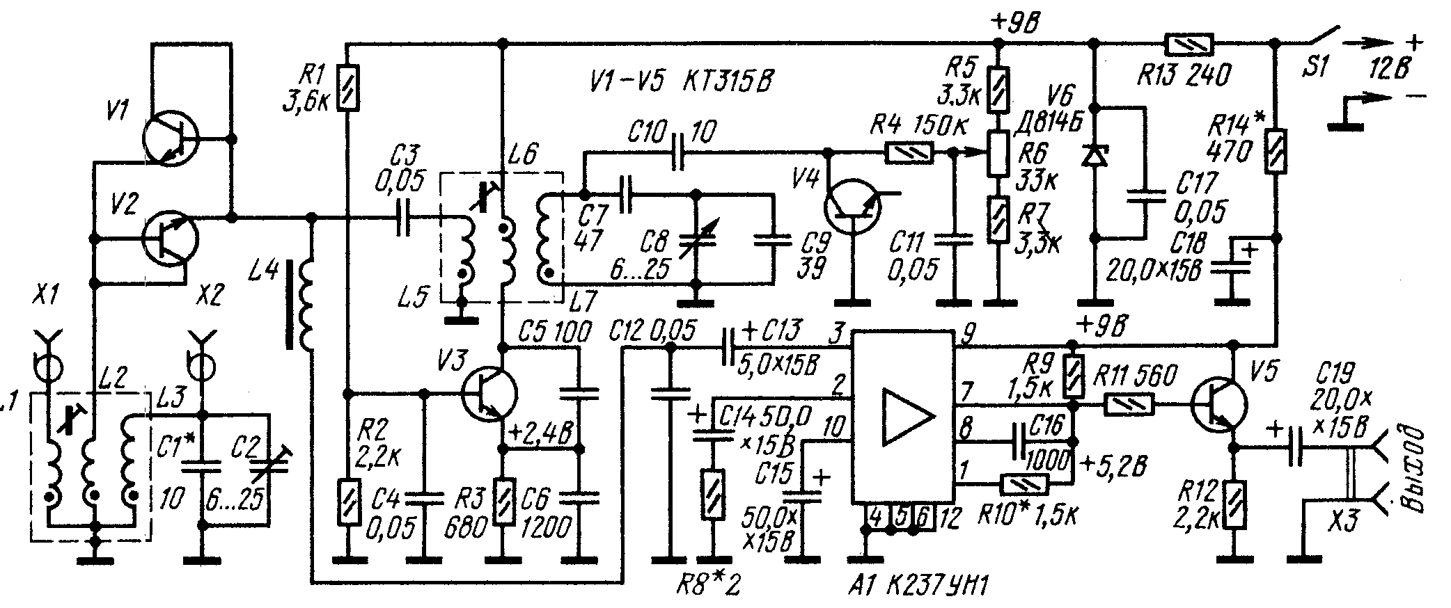 К237гс1 схема включения