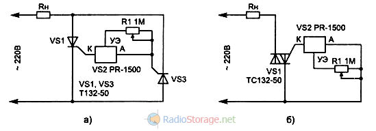 Схема регулятора напряжения на симисторе тс161 200