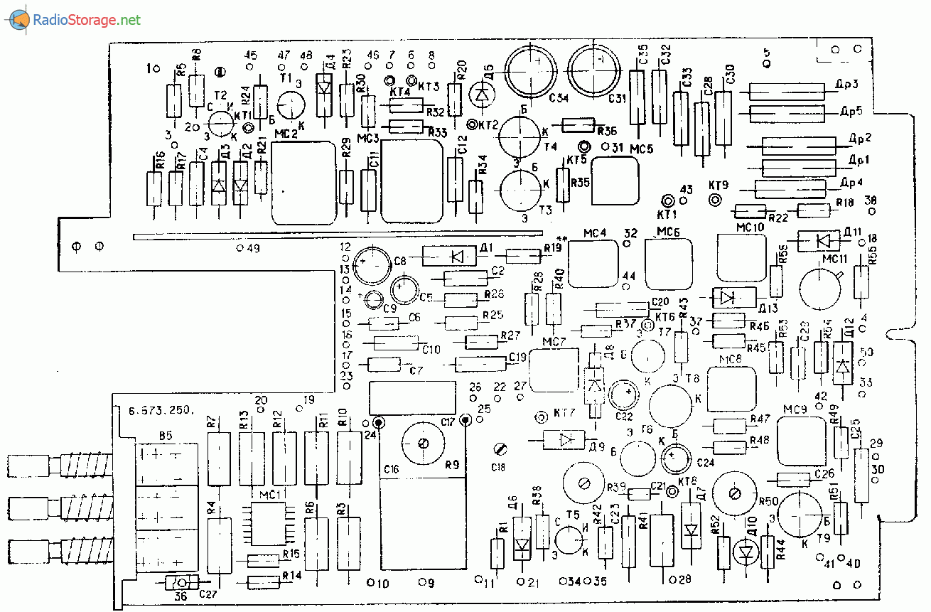 Осциллограф С1-76, схема