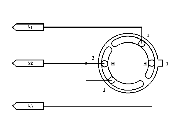 Электронный датчик газа на основе AF-50, схема