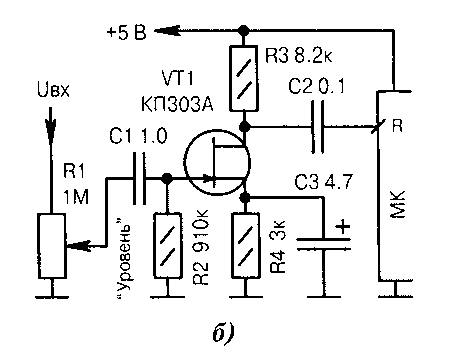 Усилители сигналов на транзисторах (для МК)