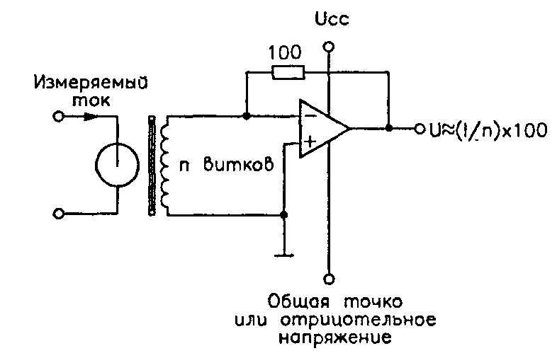 Измерение тока при помощи трансформатора тока