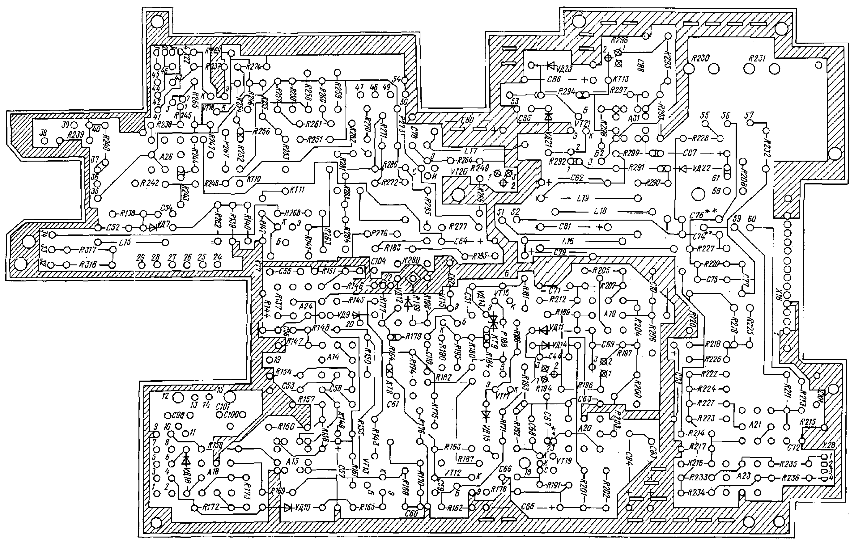 Осциллограф С1-96, схема