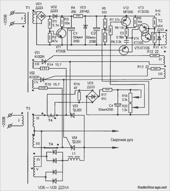 Электронный регулятор сварочного тока. Схема, описание
